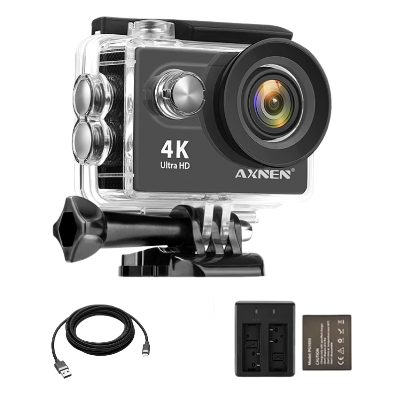 Câmera de Ação Profissional Portátil 4K Ultra HD 60FPS - Estilo Go Pro - Nifrans