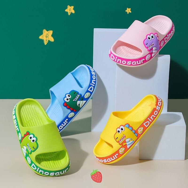 Chinelo Infantil Anti-Derrapante Dino Crocks - Nifrans