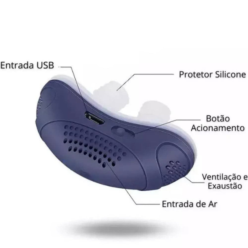 Anti Ronco Elétrico Mini Cpap - Aprovado pelos especialistas da CHEGA DE RONCO. - Nifrans