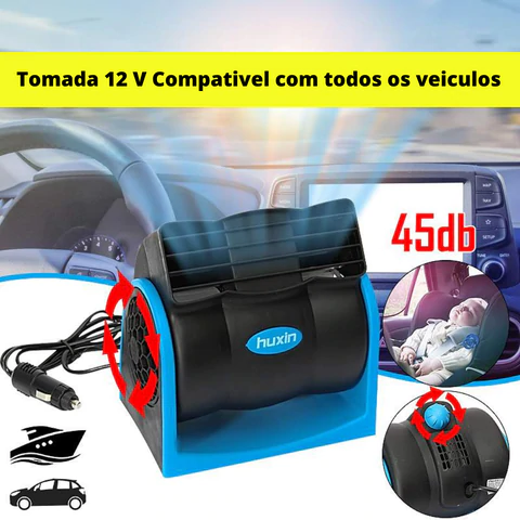 Climatizador Automotivo Ajustável sem ruídos Portátil - Nifrans