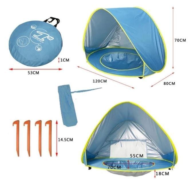 Barraca Bebê com Proteção UV - Tenda Kids - Nifrans